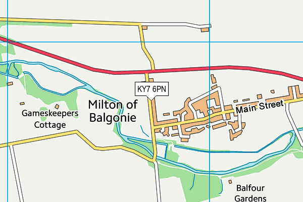 KY7 6PN map - OS VectorMap District (Ordnance Survey) KY7 6PN map - OS VectorMap District (Ordnance Survey)