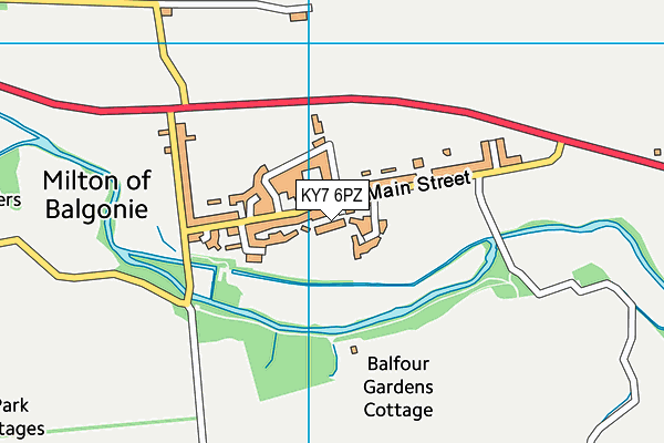KY7 6PZ map - OS VectorMap District (Ordnance Survey) KY7 6PZ map - OS VectorMap District (Ordnance Survey)