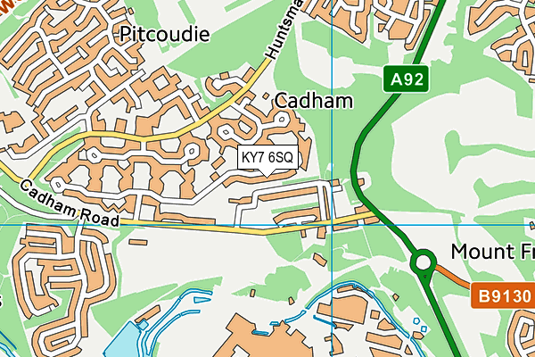 KY7 6SQ map - OS VectorMap District (Ordnance Survey) KY7 6SQ map - OS VectorMap District (Ordnance Survey)