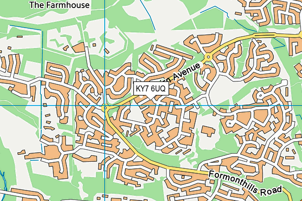 KY7 6UQ map - OS VectorMap District (Ordnance Survey)