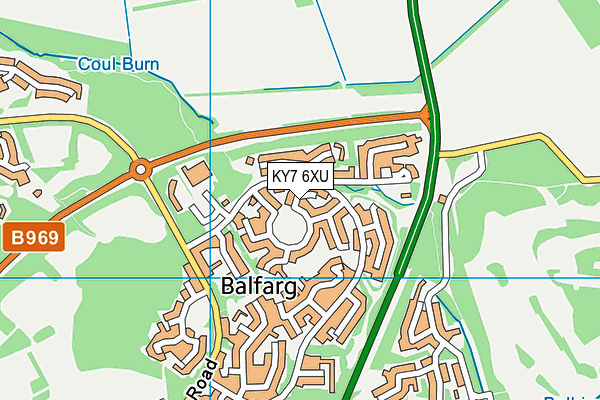 KY7 6XU map - OS VectorMap District (Ordnance Survey) KY7 6XU map - OS VectorMap District (Ordnance Survey)