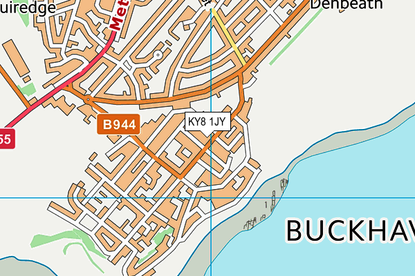 KY8 1JY map - OS VectorMap District (Ordnance Survey) KY8 1JY map - OS VectorMap District (Ordnance Survey)