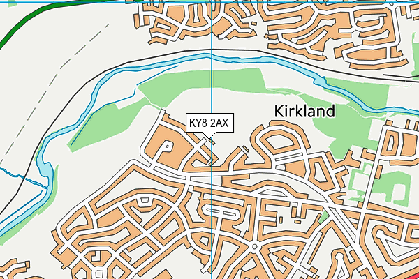 KY8 2AX map - OS VectorMap District (Ordnance Survey) KY8 2AX map - OS VectorMap District (Ordnance Survey)