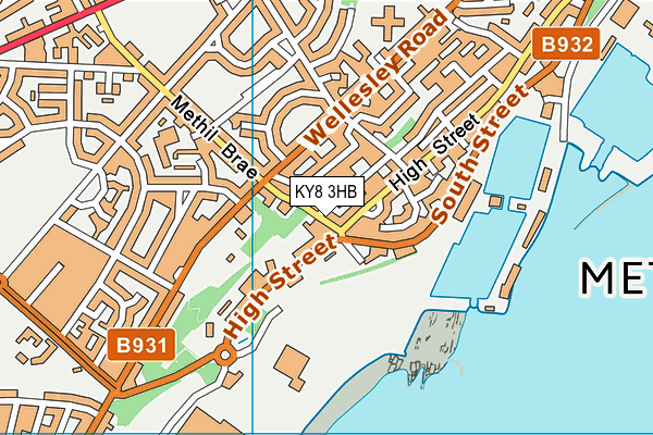 KY8 3HB map - OS VectorMap District (Ordnance Survey) KY8 3HB map - OS VectorMap District (Ordnance Survey)