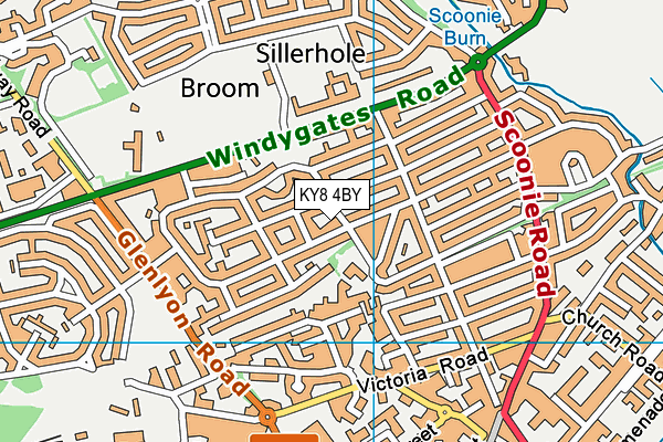 KY8 4BY map - OS VectorMap District (Ordnance Survey) KY8 4BY map - OS VectorMap District (Ordnance Survey)
