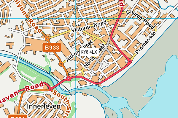 KY8 4LX map - OS VectorMap District (Ordnance Survey) KY8 4LX map - OS VectorMap District (Ordnance Survey)