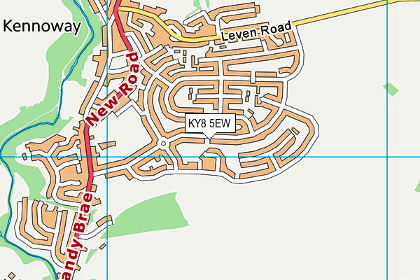 KY8 5EW map - OS VectorMap District (Ordnance Survey) KY8 5EW map - OS VectorMap District (Ordnance Survey)