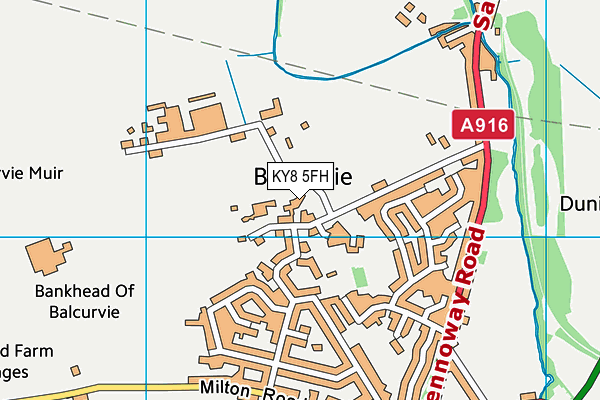 KY8 5FH map - OS VectorMap District (Ordnance Survey) KY8 5FH map - OS VectorMap District (Ordnance Survey)
