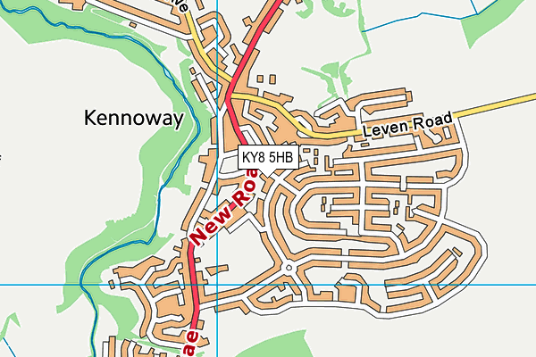 KY8 5HB map - OS VectorMap District (Ordnance Survey) KY8 5HB map - OS VectorMap District (Ordnance Survey)