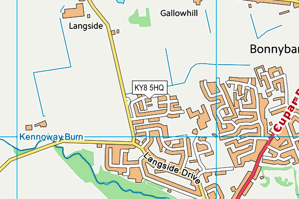 KY8 5HQ map - OS VectorMap District (Ordnance Survey) KY8 5HQ map - OS VectorMap District (Ordnance Survey)