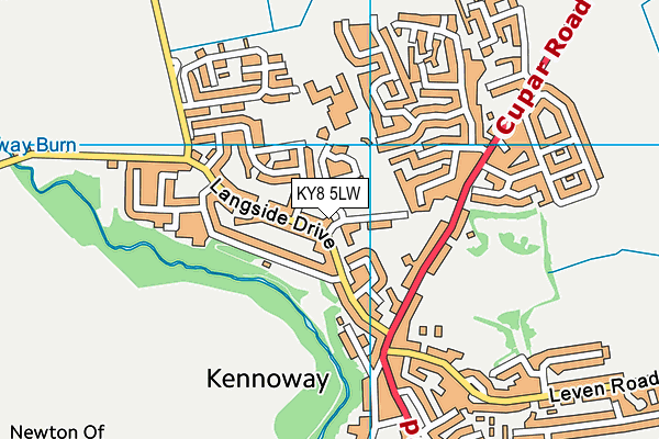 KY8 5LW map - OS VectorMap District (Ordnance Survey) KY8 5LW map - OS VectorMap District (Ordnance Survey)