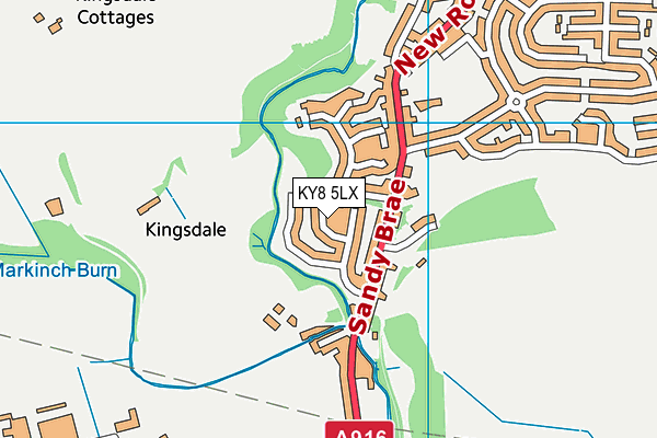 KY8 5LX map - OS VectorMap District (Ordnance Survey) KY8 5LX map - OS VectorMap District (Ordnance Survey)