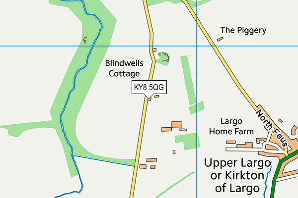 KY8 5QG map - OS VectorMap District (Ordnance Survey) KY8 5QG map - OS VectorMap District (Ordnance Survey)
