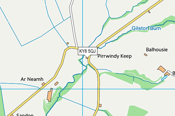 KY8 5QJ map - OS VectorMap District (Ordnance Survey) KY8 5QJ map - OS VectorMap District (Ordnance Survey)