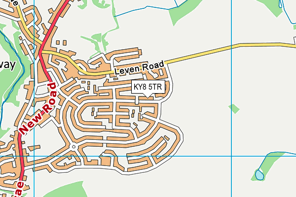 KY8 5TR map - OS VectorMap District (Ordnance Survey) KY8 5TR map - OS VectorMap District (Ordnance Survey)