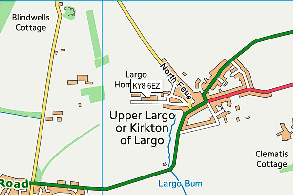 KY8 6EZ map - OS VectorMap District (Ordnance Survey) KY8 6EZ map - OS VectorMap District (Ordnance Survey)