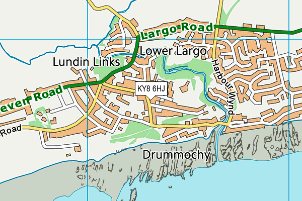 KY8 6HJ map - OS VectorMap District (Ordnance Survey) KY8 6HJ map - OS VectorMap District (Ordnance Survey)