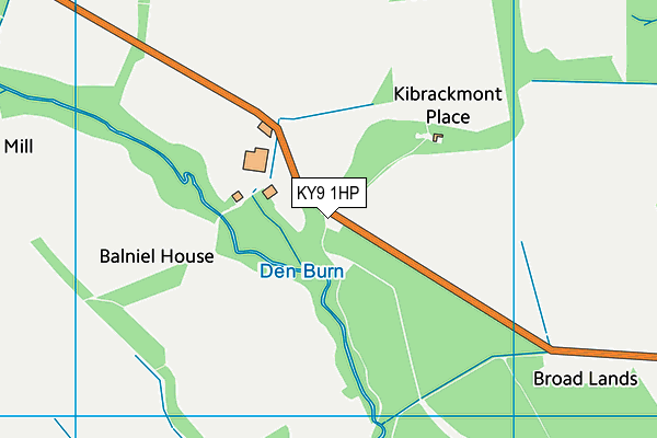KY9 1HP map - OS VectorMap District (Ordnance Survey)
