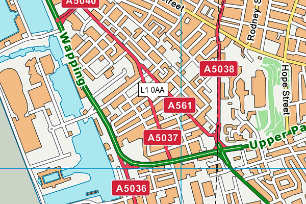 L1 0AA map - OS VectorMap District (Ordnance Survey) L1 0AA map - OS VectorMap District (Ordnance Survey)