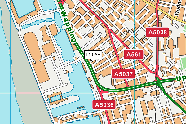 L1 0AE map - OS VectorMap District (Ordnance Survey) L1 0AE map - OS VectorMap District (Ordnance Survey)
