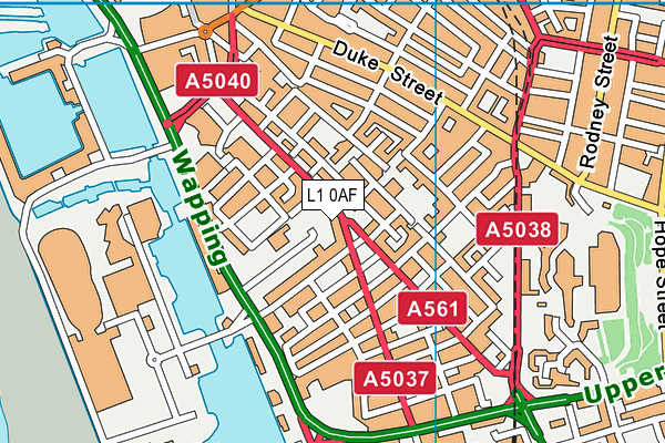 L1 0AF map - OS VectorMap District (Ordnance Survey) L1 0AF map - OS VectorMap District (Ordnance Survey)