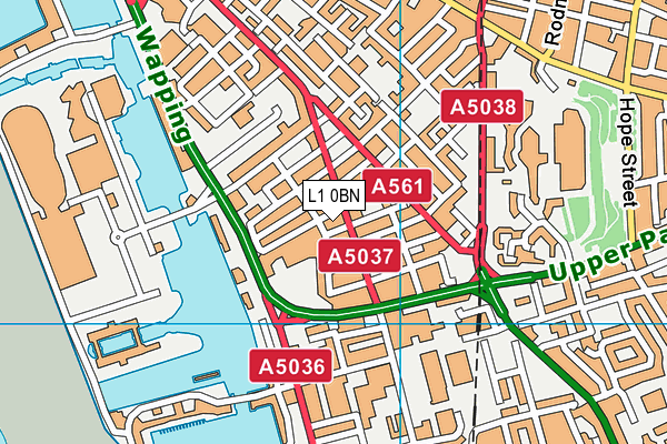 L1 0BN map - OS VectorMap District (Ordnance Survey) L1 0BN map - OS VectorMap District (Ordnance Survey)