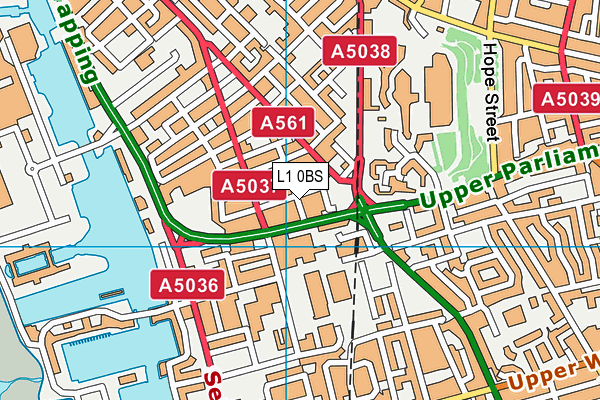 L1 0BS map - OS VectorMap District (Ordnance Survey) L1 0BS map - OS VectorMap District (Ordnance Survey)