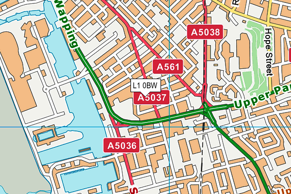L1 0BW map - OS VectorMap District (Ordnance Survey) L1 0BW map - OS VectorMap District (Ordnance Survey)