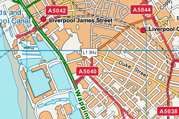 L1 3HJ map - OS VectorMap District (Ordnance Survey) L1 3HJ map - OS VectorMap District (Ordnance Survey)