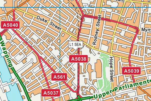 L1 5EA map - OS VectorMap District (Ordnance Survey) L1 5EA map - OS VectorMap District (Ordnance Survey)