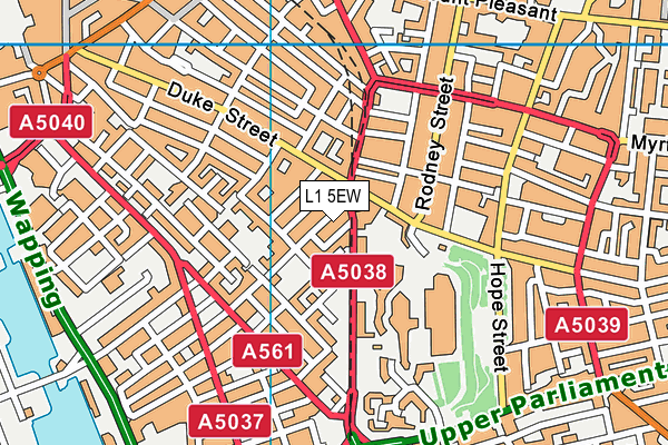 L1 5EW map - OS VectorMap District (Ordnance Survey) L1 5EW map - OS VectorMap District (Ordnance Survey)