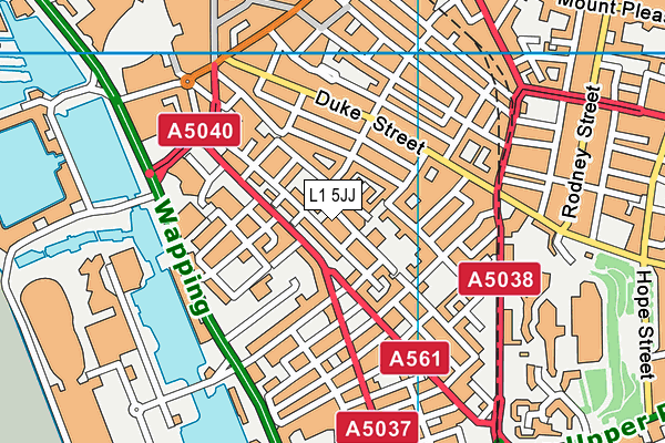 L1 5JJ map - OS VectorMap District (Ordnance Survey) L1 5JJ map - OS VectorMap District (Ordnance Survey)
