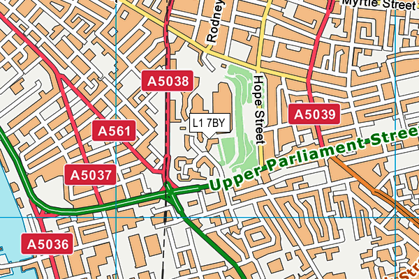 L1 7BY map - OS VectorMap District (Ordnance Survey) L1 7BY map - OS VectorMap District (Ordnance Survey)