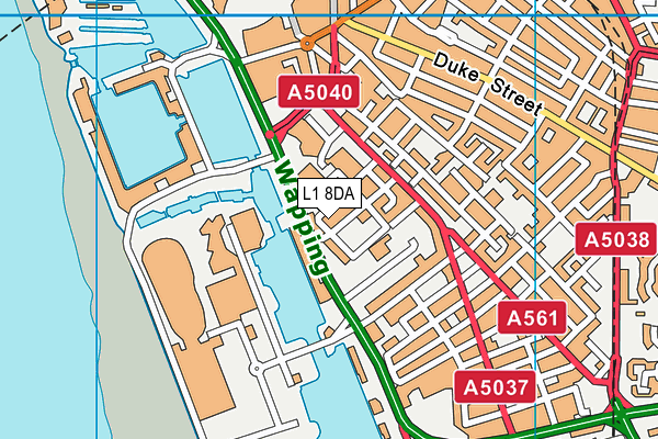L1 8DA map - OS VectorMap District (Ordnance Survey) L1 8DA map - OS VectorMap District (Ordnance Survey)