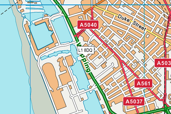 L1 8DQ map - OS VectorMap District (Ordnance Survey)