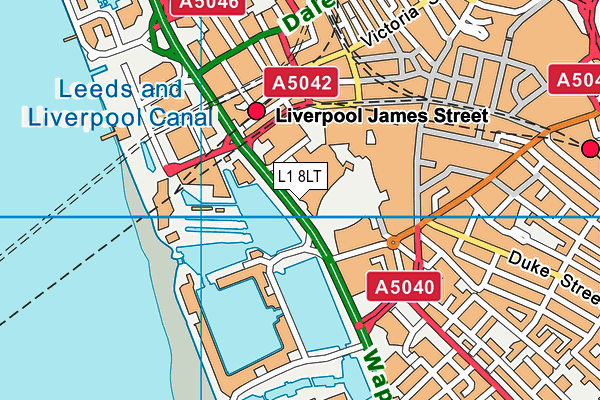 L1 8LT map - OS VectorMap District (Ordnance Survey) L1 8LT map - OS VectorMap District (Ordnance Survey)