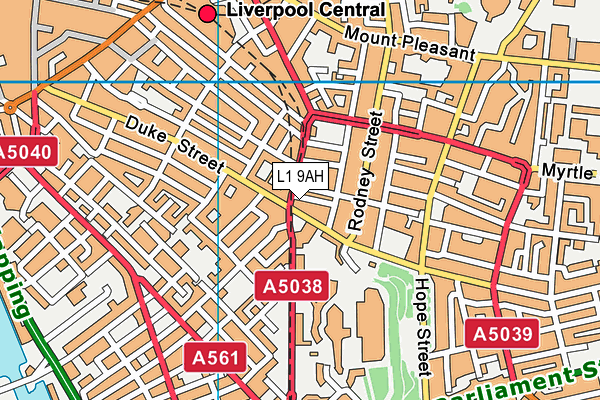 L1 9AH map - OS VectorMap District (Ordnance Survey) L1 9AH map - OS VectorMap District (Ordnance Survey)
