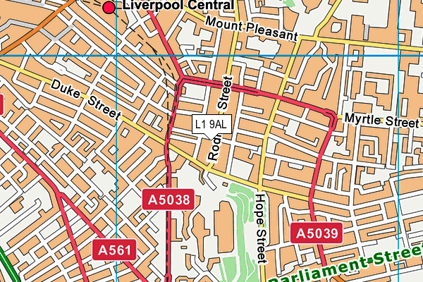 L1 9AL map - OS VectorMap District (Ordnance Survey) L1 9AL map - OS VectorMap District (Ordnance Survey)