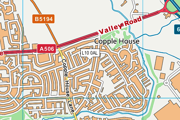 L10 0AL map - OS VectorMap District (Ordnance Survey) L10 0AL map - OS VectorMap District (Ordnance Survey)