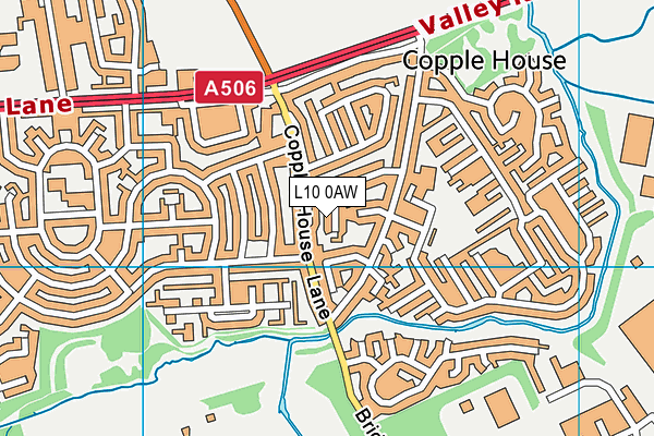 L10 0AW map - OS VectorMap District (Ordnance Survey) L10 0AW map - OS VectorMap District (Ordnance Survey)