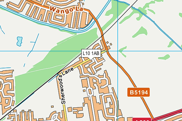 L10 1AB map - OS VectorMap District (Ordnance Survey) L10 1AB map - OS VectorMap District (Ordnance Survey)