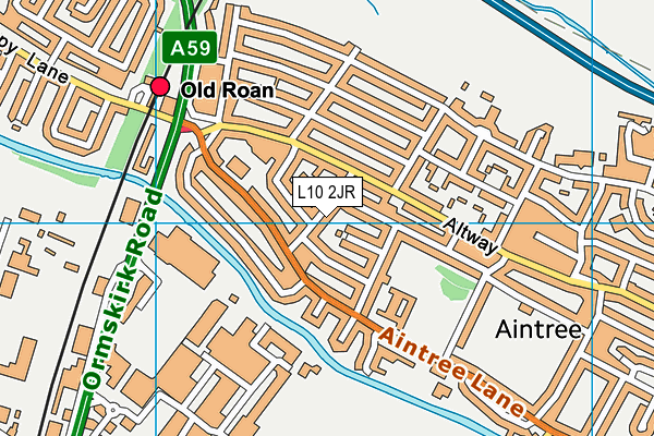 L10 2JR map - OS VectorMap District (Ordnance Survey) L10 2JR map - OS VectorMap District (Ordnance Survey)