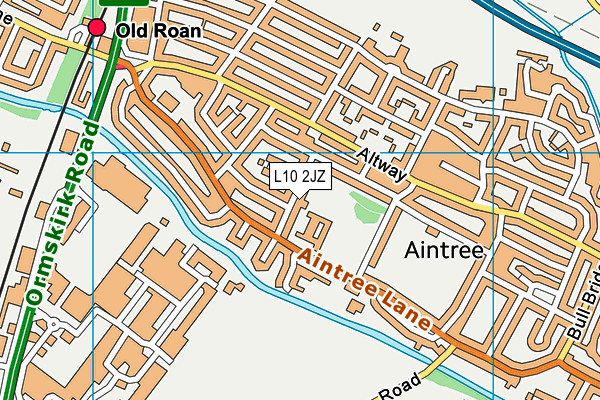 L10 2JZ map - OS VectorMap District (Ordnance Survey) L10 2JZ map - OS VectorMap District (Ordnance Survey)