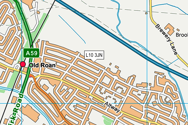 L10 3JN map - OS VectorMap District (Ordnance Survey) L10 3JN map - OS VectorMap District (Ordnance Survey)