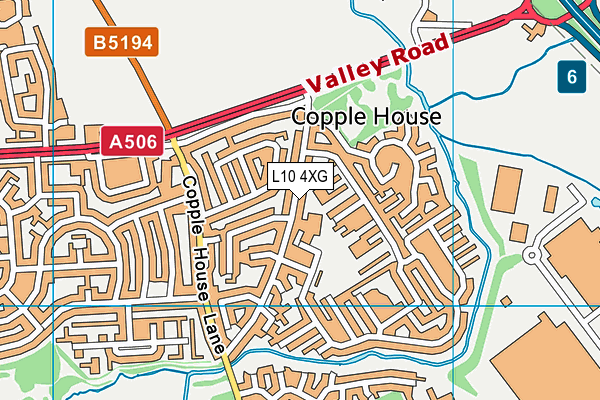 L10 4XG map - OS VectorMap District (Ordnance Survey) L10 4XG map - OS VectorMap District (Ordnance Survey)