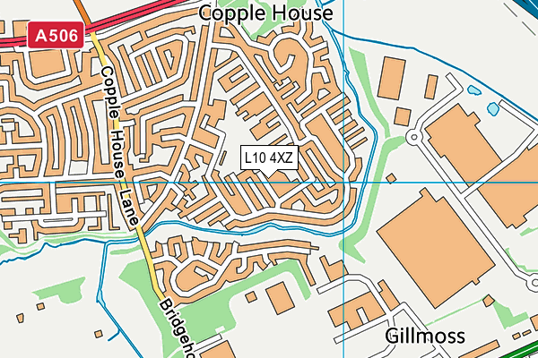 L10 4XZ map - OS VectorMap District (Ordnance Survey) L10 4XZ map - OS VectorMap District (Ordnance Survey)