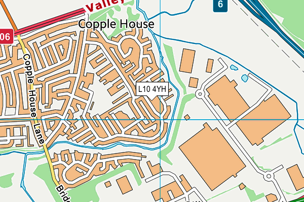 L10 4YH map - OS VectorMap District (Ordnance Survey) L10 4YH map - OS VectorMap District (Ordnance Survey)