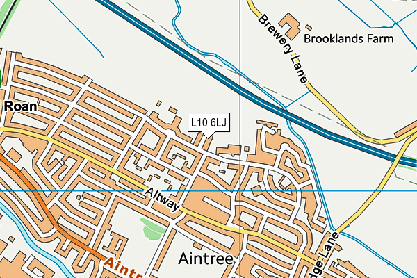 L10 6LJ map - OS VectorMap District (Ordnance Survey) L10 6LJ map - OS VectorMap District (Ordnance Survey)