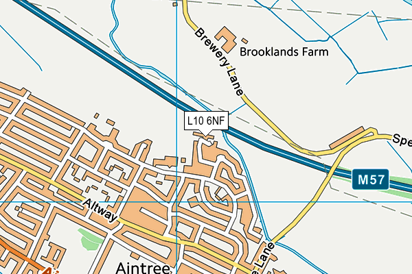 L10 6NF map - OS VectorMap District (Ordnance Survey)