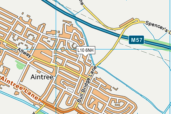 L10 6NH map - OS VectorMap District (Ordnance Survey) L10 6NH map - OS VectorMap District (Ordnance Survey)